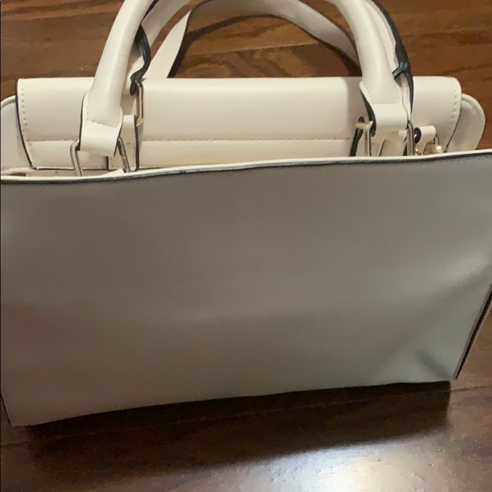 🔥NWT Jones New York Summer Handbag Cream/Tan&Pink - Picture 4 of 8